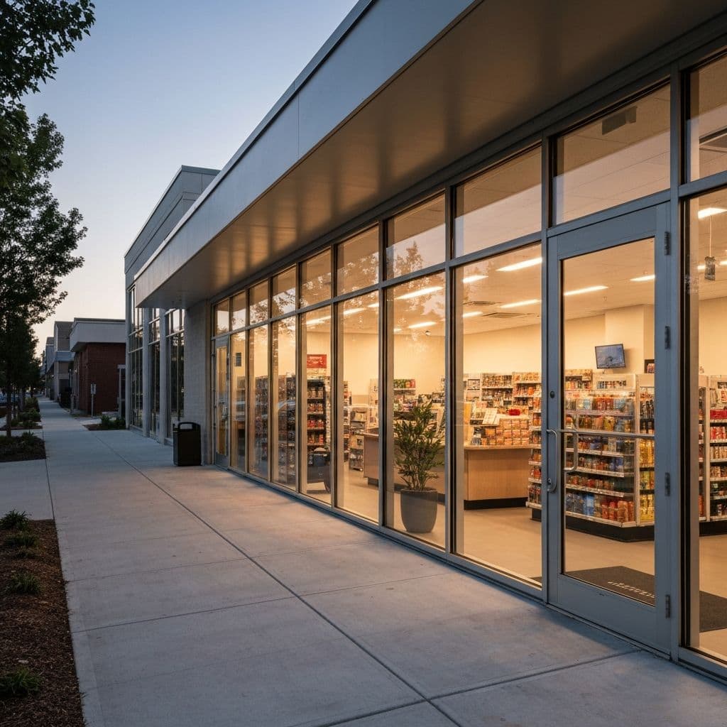 D Convenience store exterior
